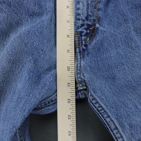Levis 505 Jeans Mens 34x30 Blue Straight Fit Denim Cotton Actual 32x29 - Picture 5 of 12